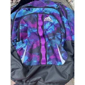 adidas backpack computer Bag XL Girls women load Spring Tie Dye  SM flaw See Pic